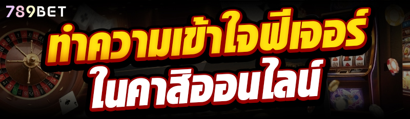 ทำความเข้าใจฟีเจอร์ในคาสิออนไลน์